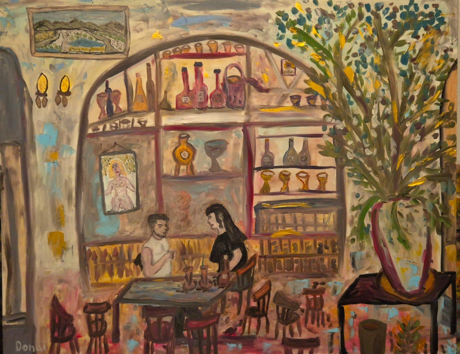 Öl auf Leinwand

Dondi Schwartz ist ein israelischer Künstler, der 1961 in Kanada geboren wurde und im Kibbuz Beeri, Negev, Israel, lebt und arbeitet. Schwartz studierte Kunst an der Avni School of Arts in Tel Aviv, im Kibbutz Workshop for Painting