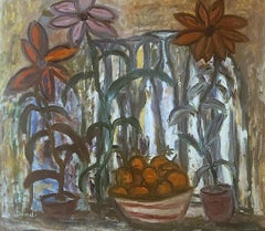 Arte contemporáneo israelí de Dondi Schwartz - Upper Flowers