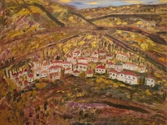 Israeli Contemporary Art by Dondi Schwartz - Village in Lazio