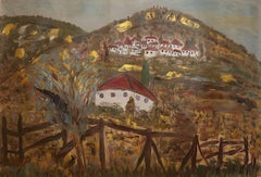 Art contemporain israélien de Dondi Schwartz - Village in Lazio