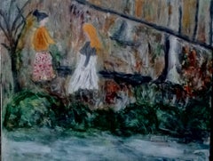 Israeli Contemporary Art by Dondi Schwartz - Women by River 2