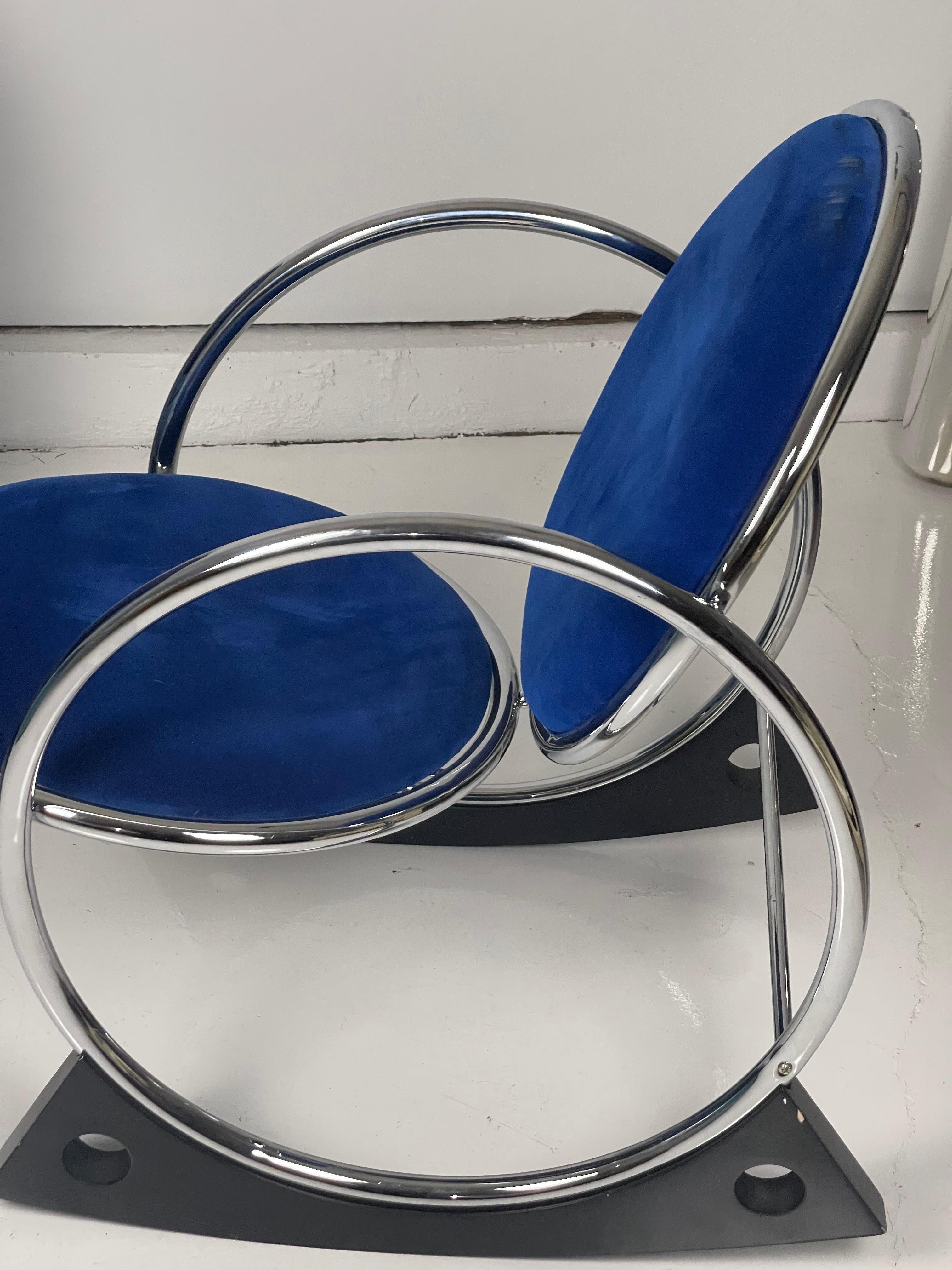 Dondolo Rocking Chairs by Verner Panton for Ycami, Denmark, 1994 In Good Condition In Las Vegas, NV