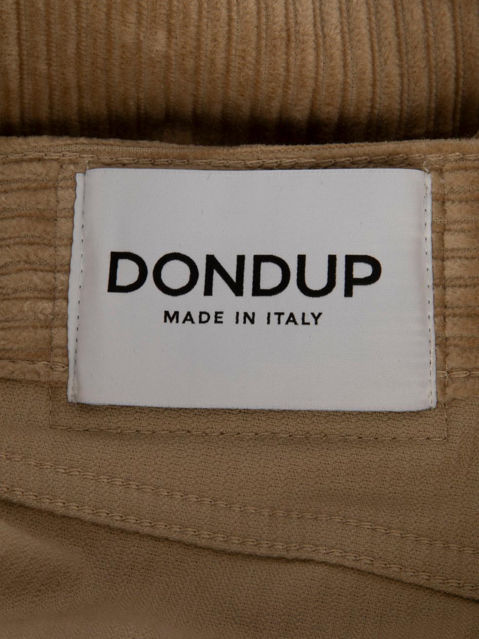 Dondup Pantalon en velours Koons Brown Camel Taille M en vente 1