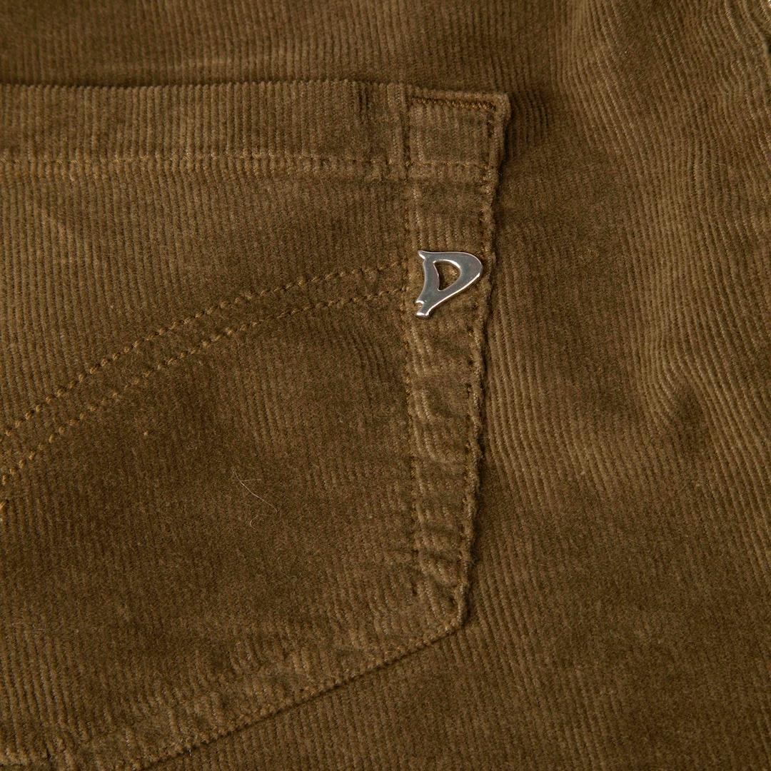 Black Dondup Green Koons Cropped Trousers Size M For Sale