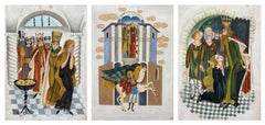 Illustration Projects For Romanian Tales, Gouache
