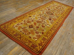 Alfombra Donegal Arts & Crafts de principios del siglo XX ( 4'6" x 9' - 137 x 358 cm )