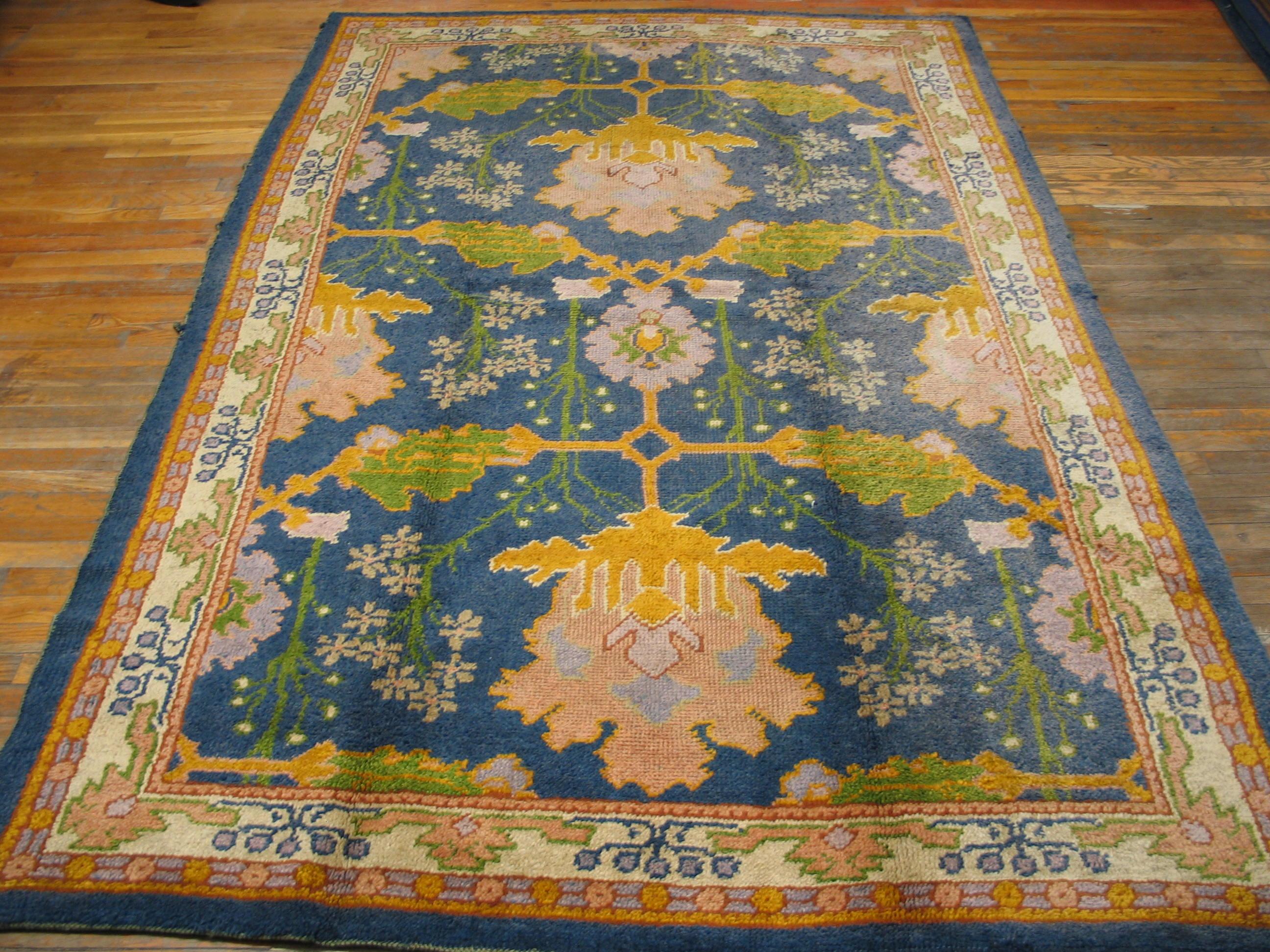 Donegal Arts & Crafts-Teppich des frühen 20. Jahrhunderts, entworfen von Gavin Morton (Irisch) im Angebot