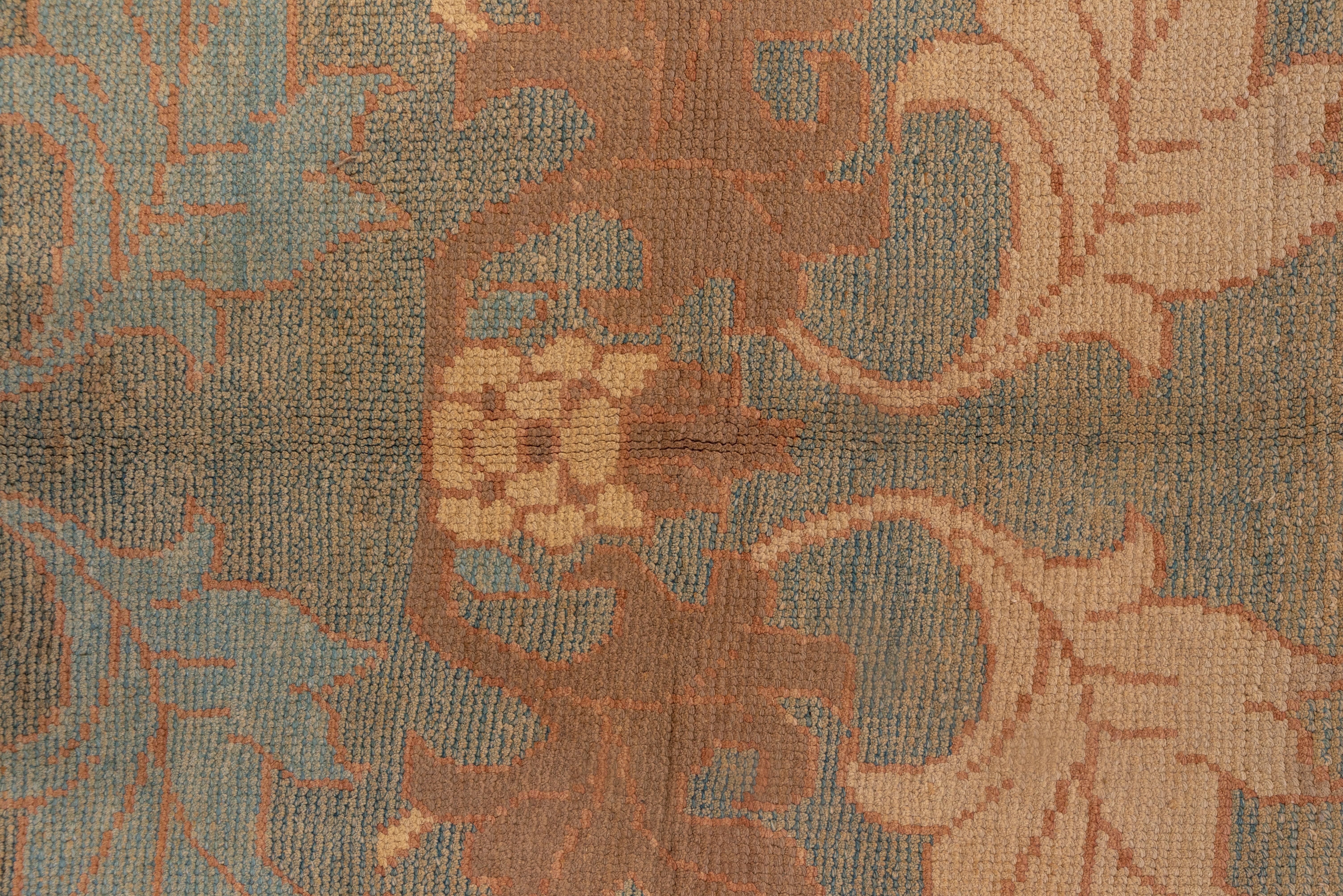 Hand-Knotted Donegal Arts and Crafts Rug