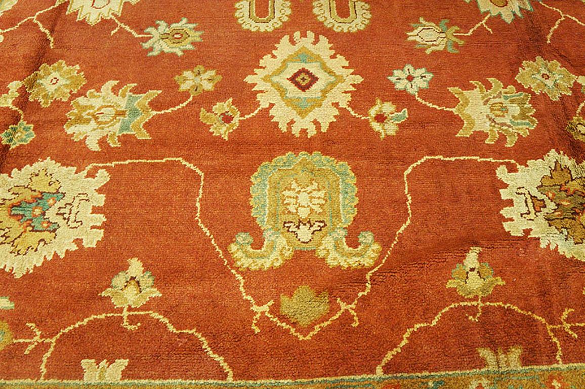 Arts and Crafts Early 20th Century Donegal Arts & Crafts Carpet ( 16'6