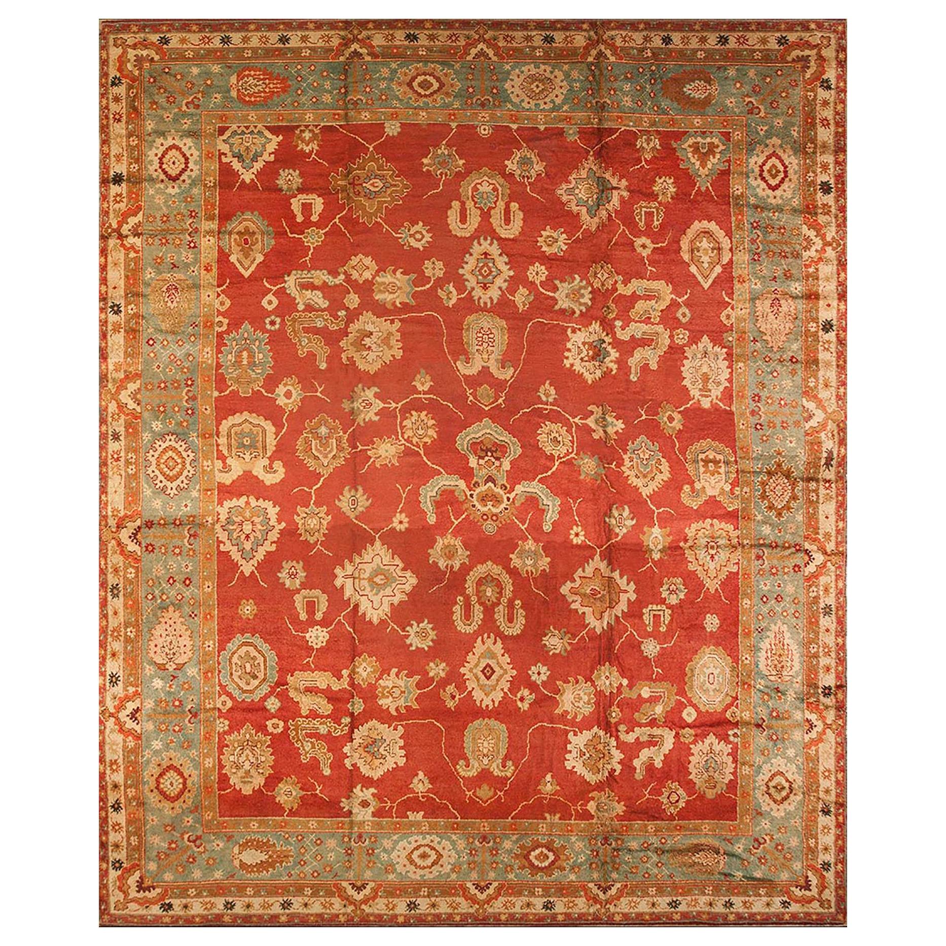Early 20th Century Donegal Arts & Crafts Carpet ( 16'6" x 19'6" - 503 x 295 ) For Sale