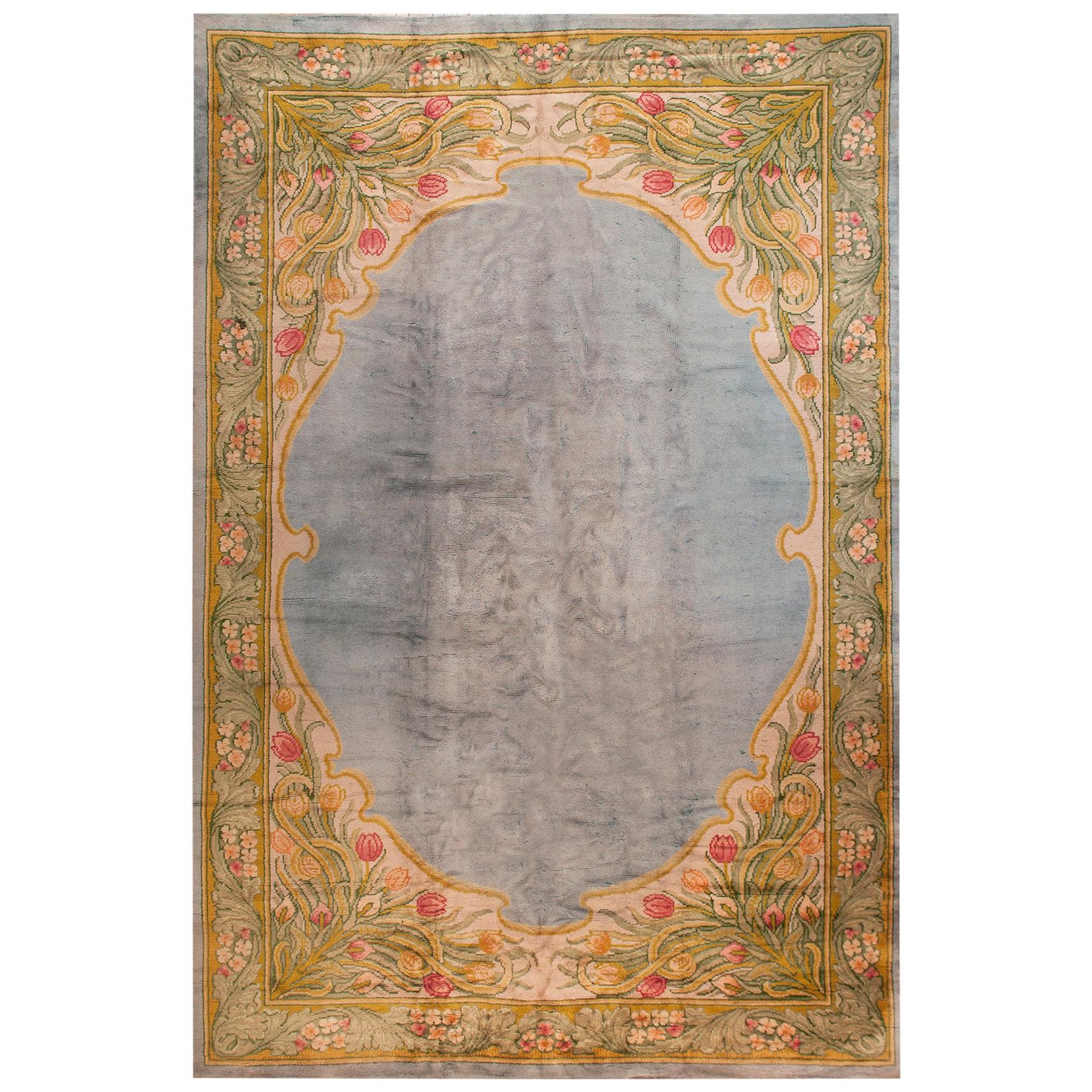 Irischer Donegal Arts & Crafts-Teppich des frühen 20. Jahrhunderts (12' x 15' - 366 x 457 ) im Angebot