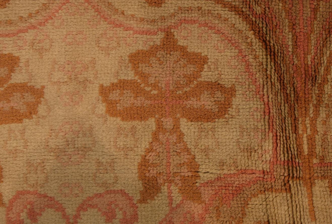 Hand-Knotted Donegal Rug Irish For Sale