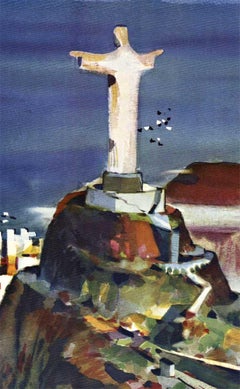 Original 'Cruise to South America Moore-McCormack Lines' vintage poster