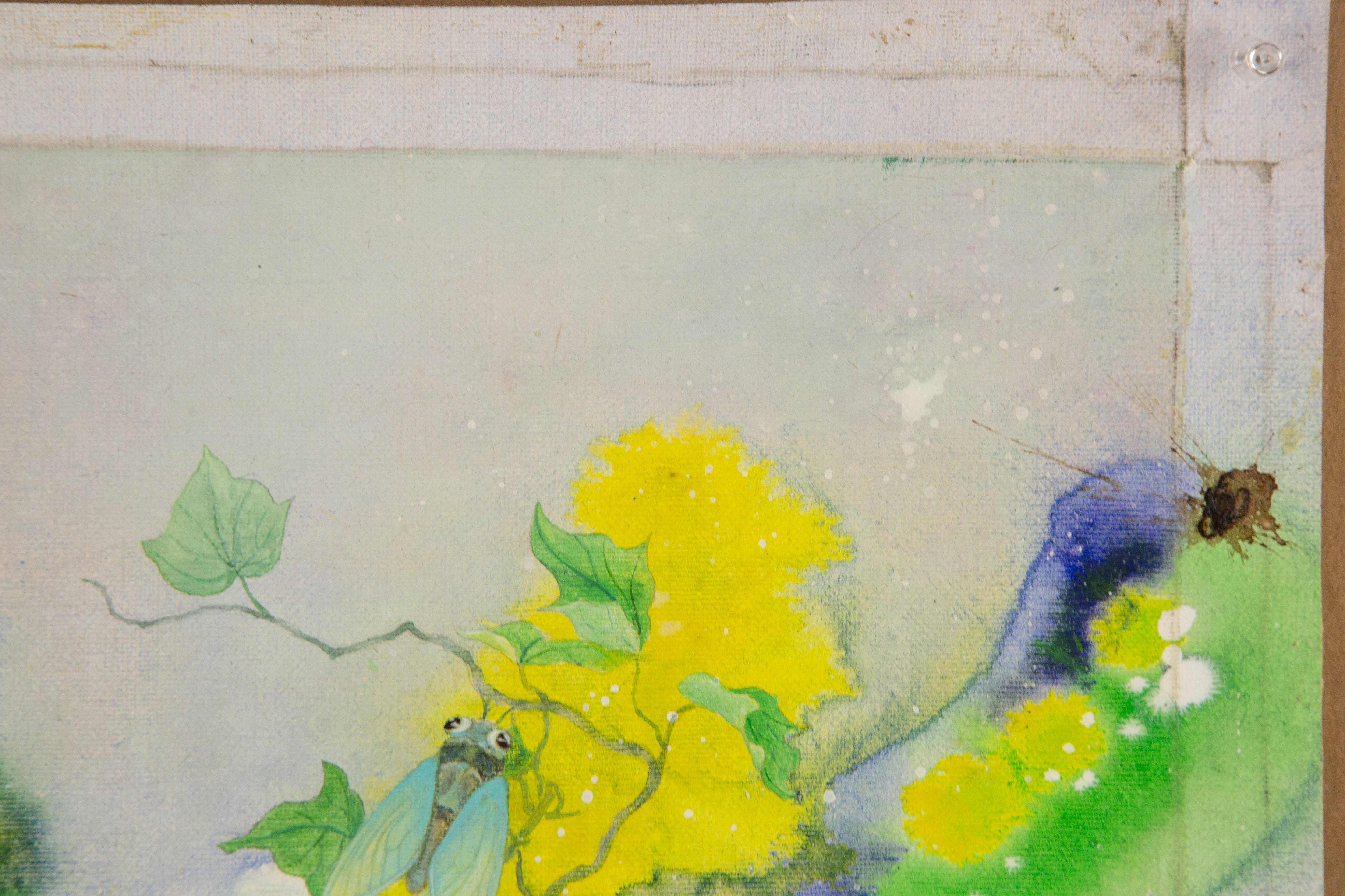 Dong Liu Abstract Original Mixed Media 