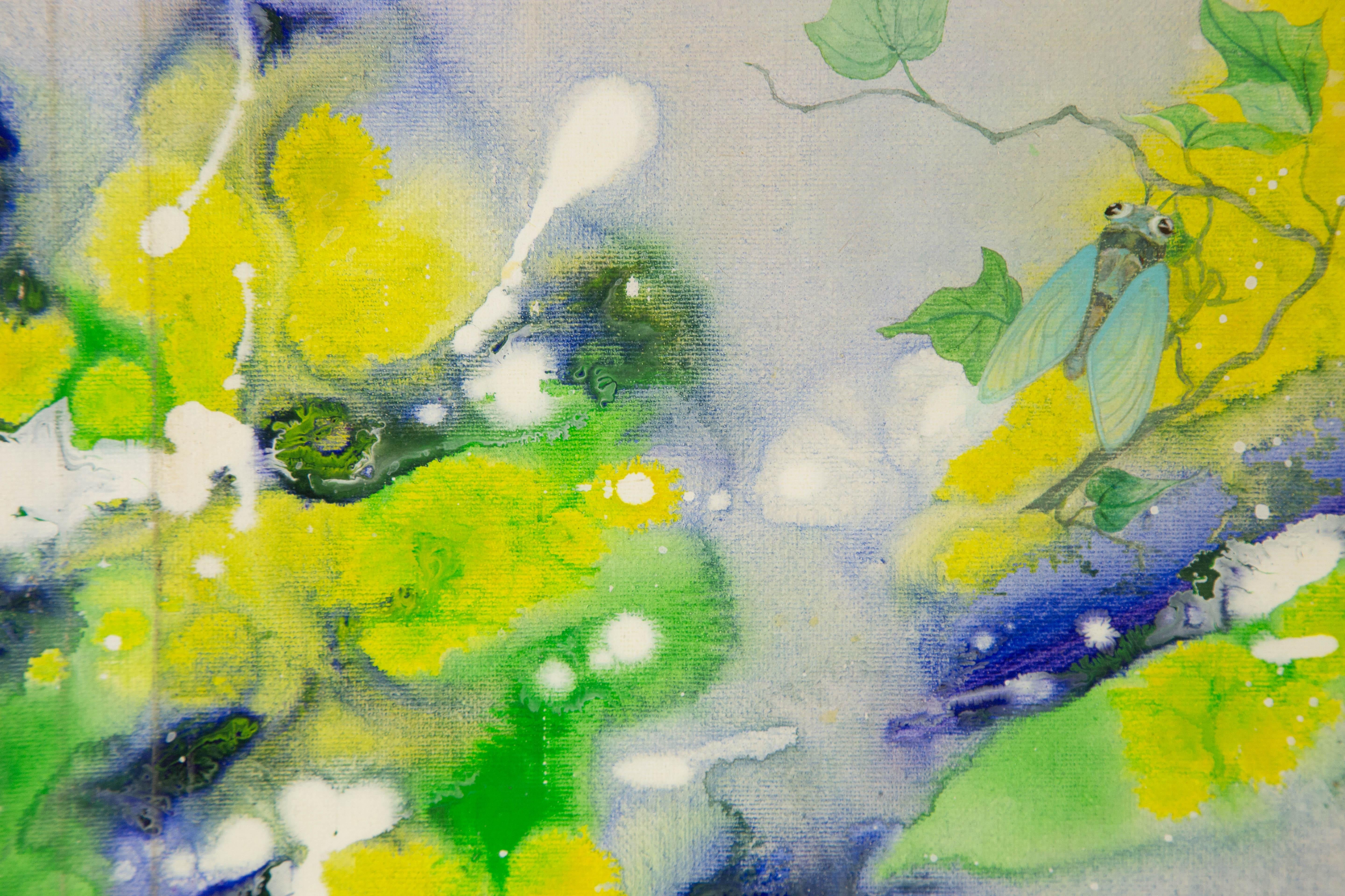 Dong Liu Abstract Original Mixed Media 