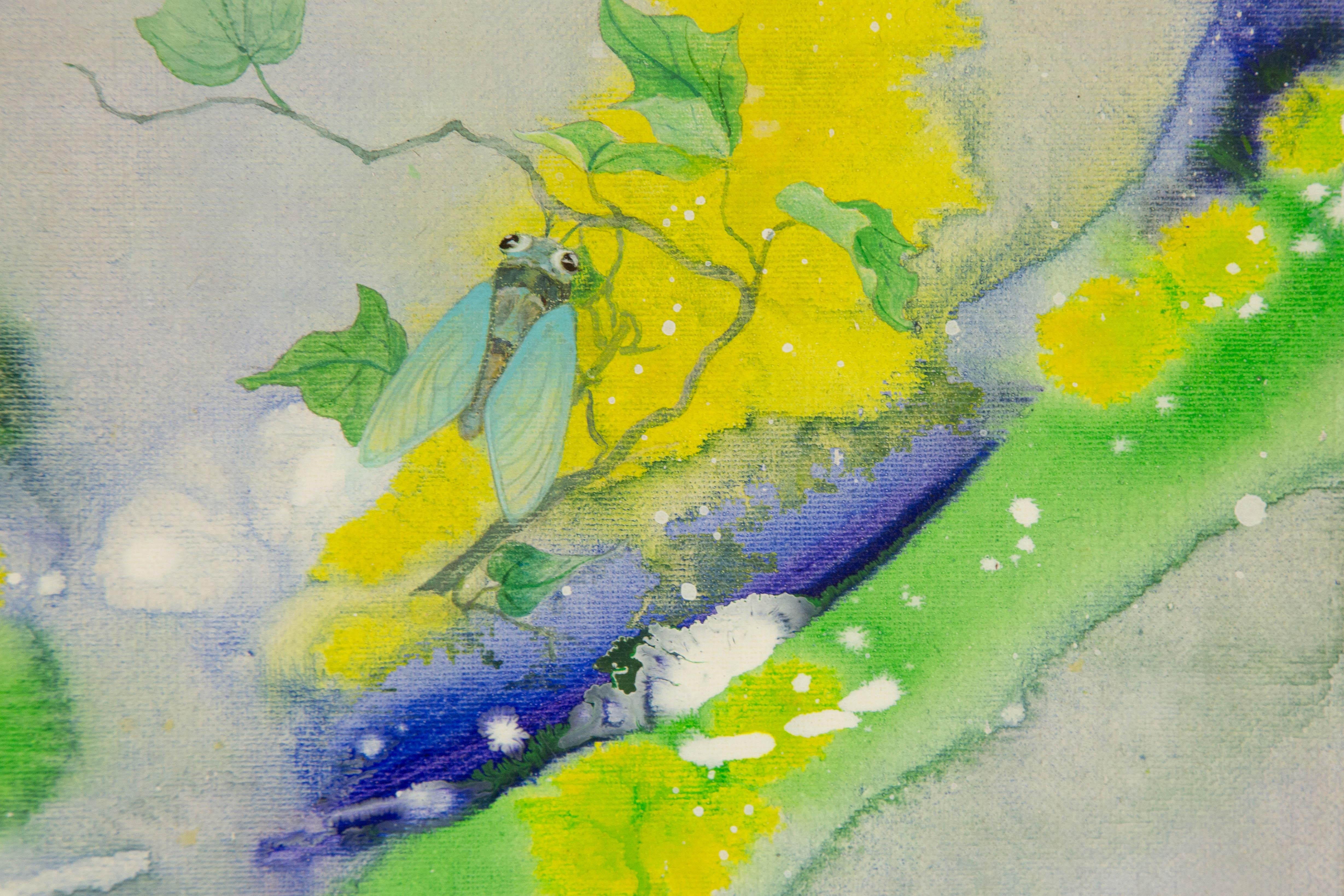 Dong Liu Abstract Original Mixed Media 