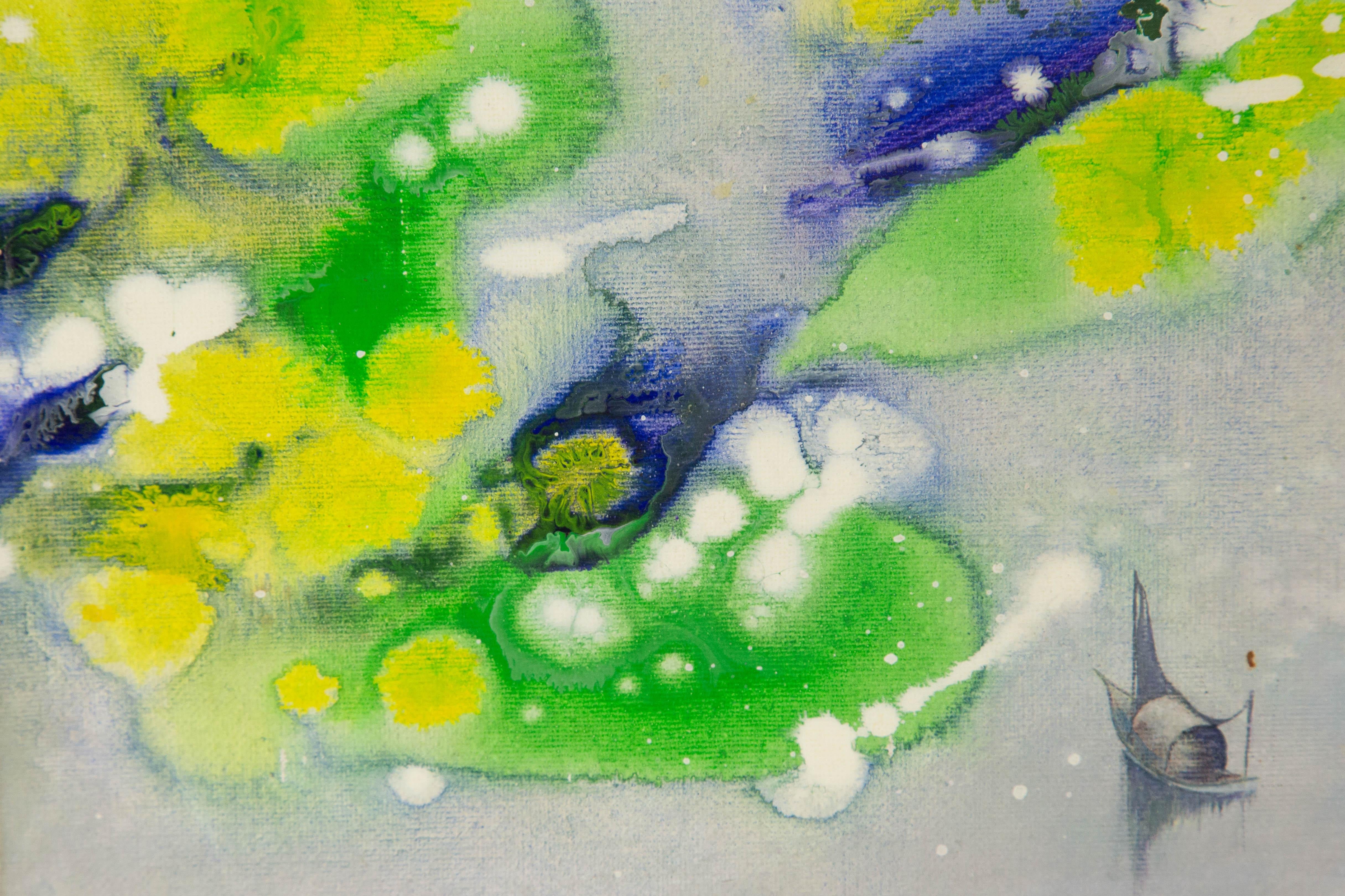 Dong Liu Abstract Original Mixed Media 