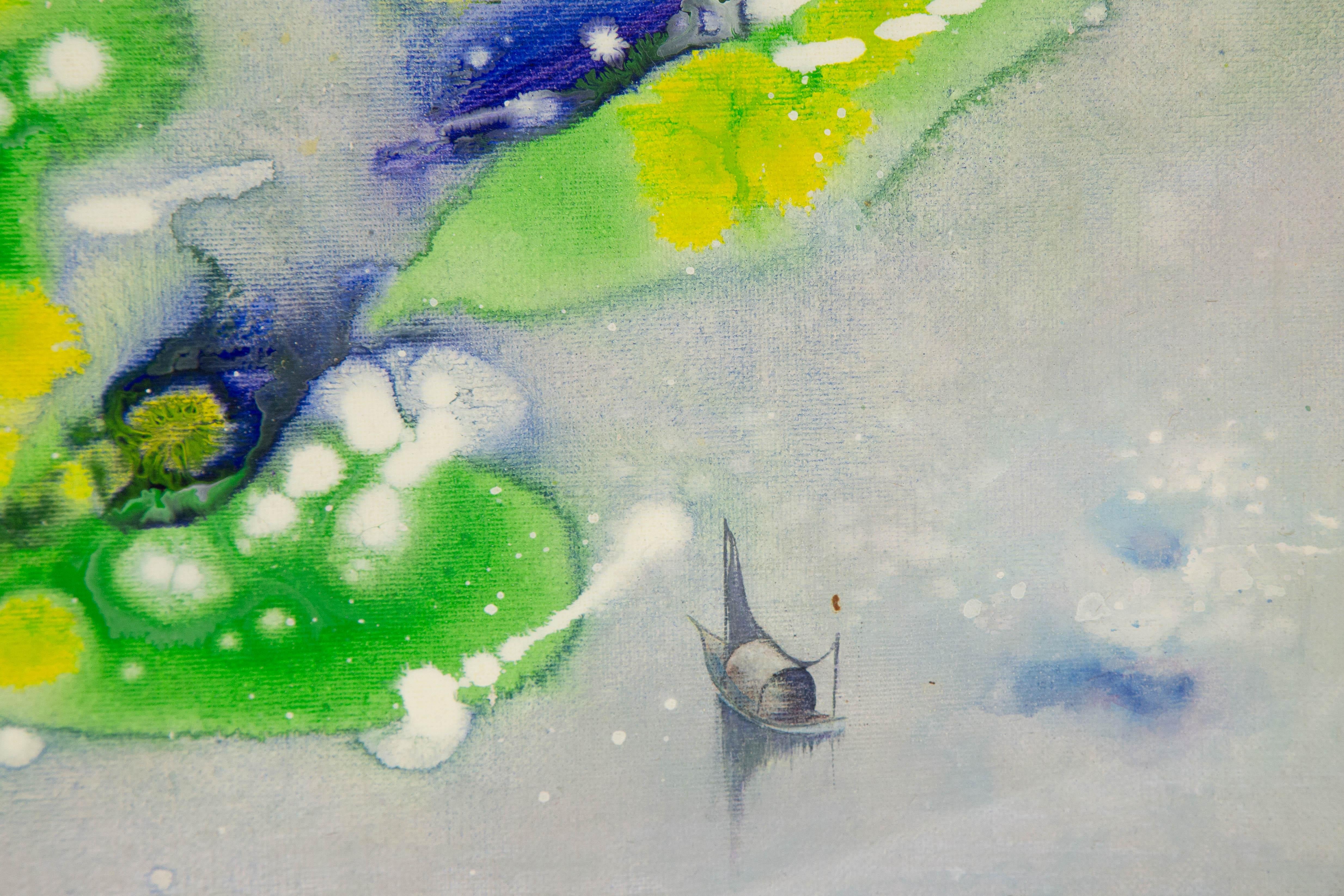 Dong Liu Abstract Original Mixed Media 