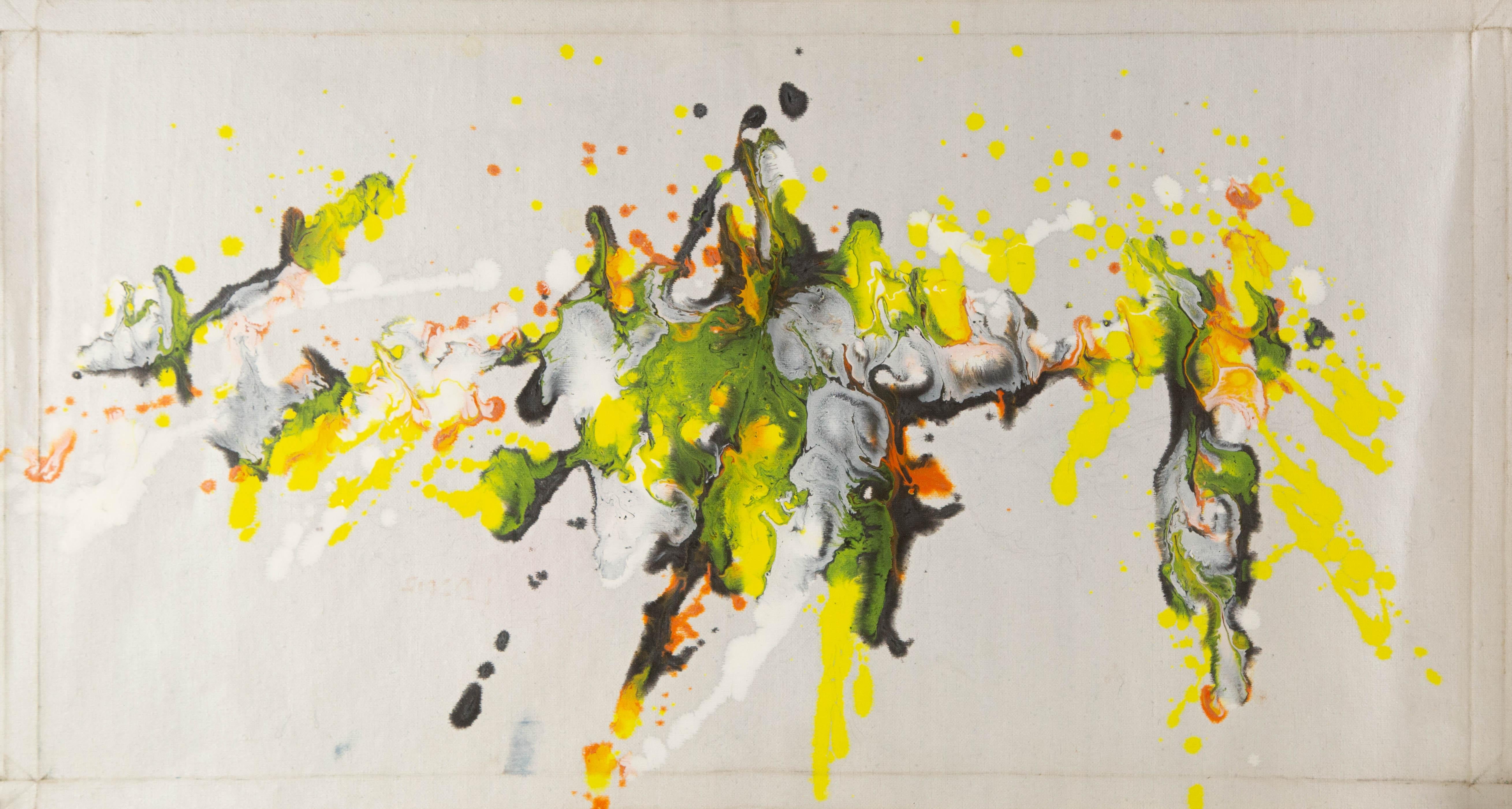 Dong Liu Abstrakte Original-Mischtechnik 