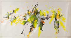 Dong Liu Abstract Original Mixed Media "Summer"