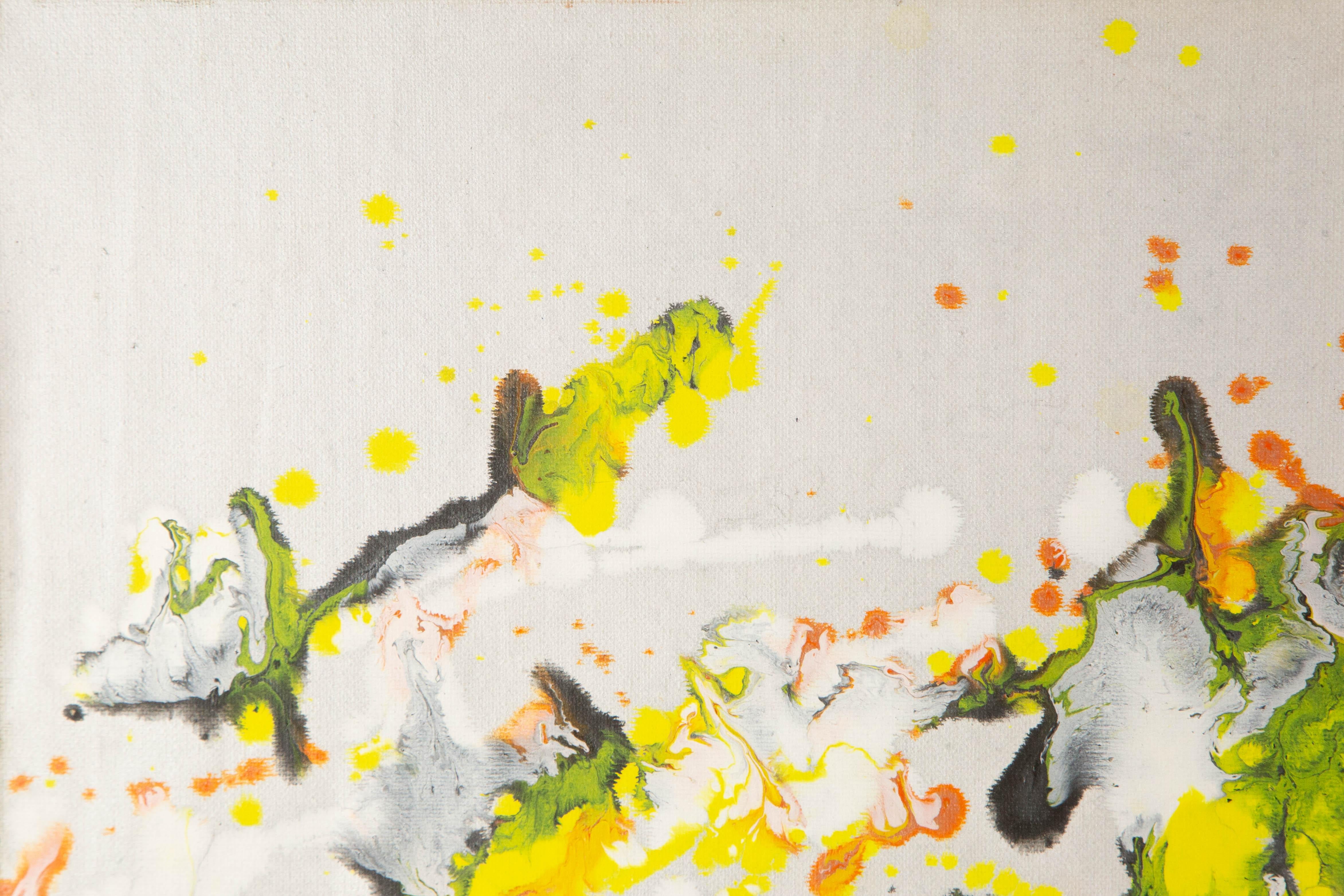 Dong Liu Abstrakte Original-Mischtechnik 