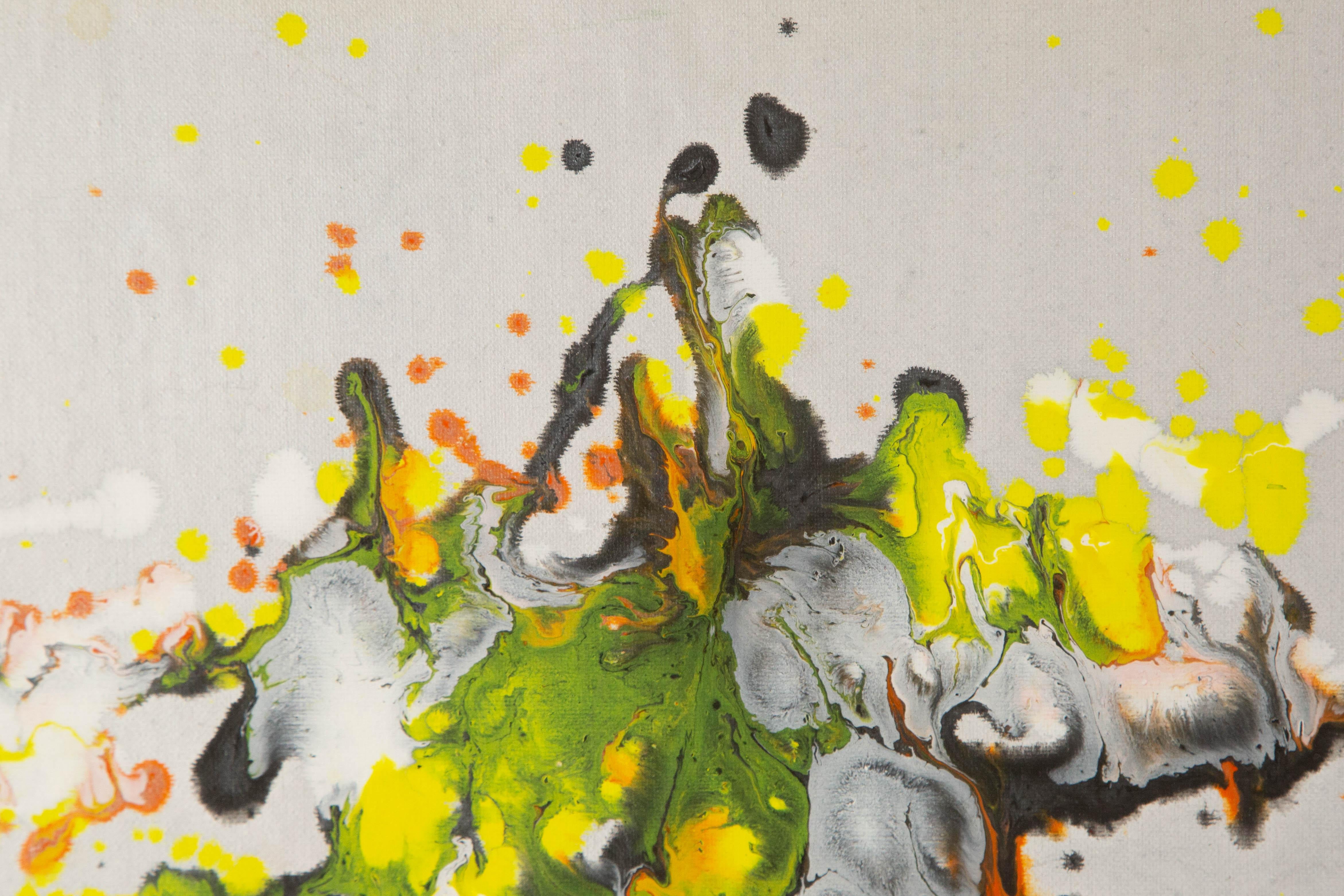 Dong Liu Abstrakte Original-Mischtechnik 