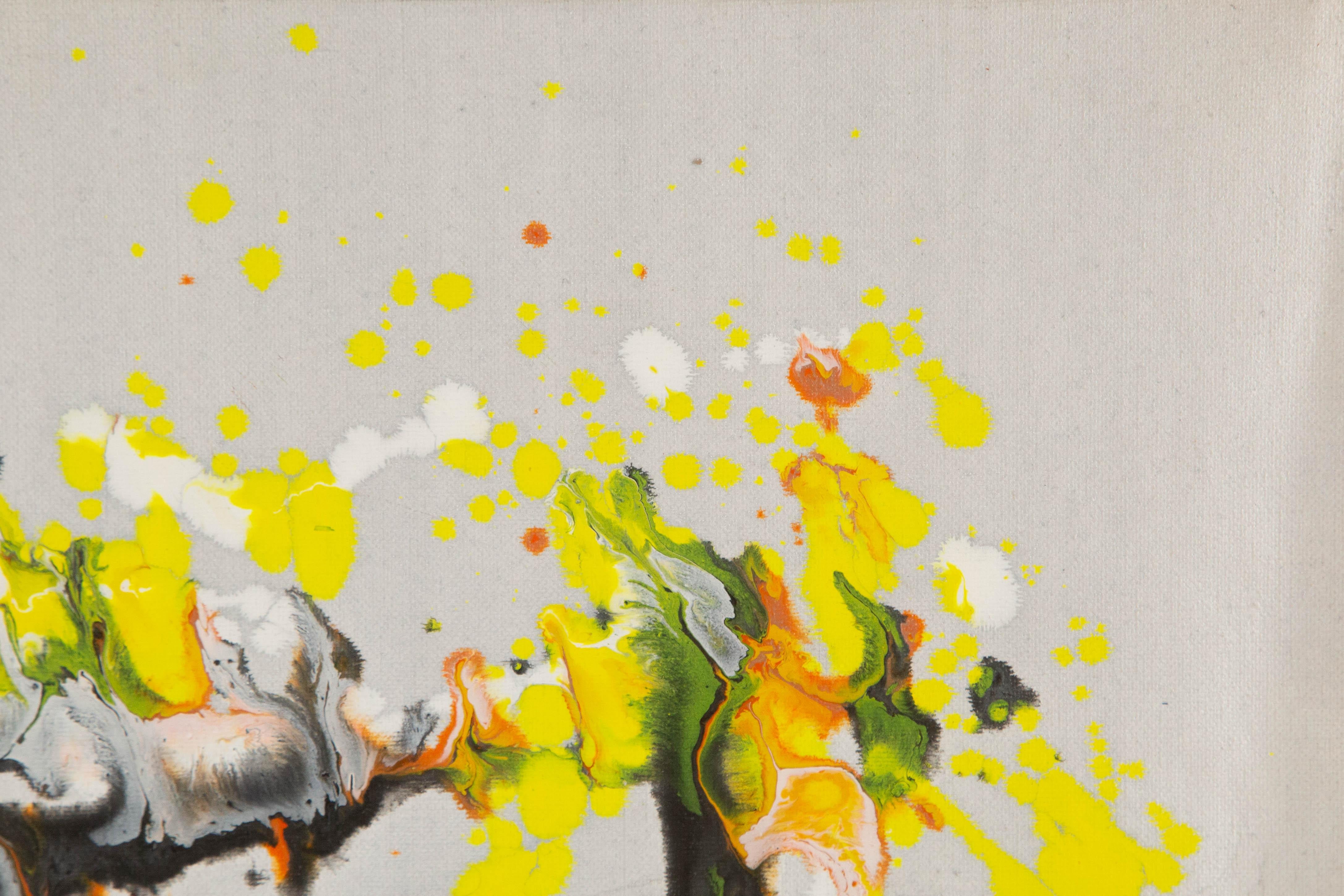 Dong Liu Abstrakte Original-Mischtechnik 