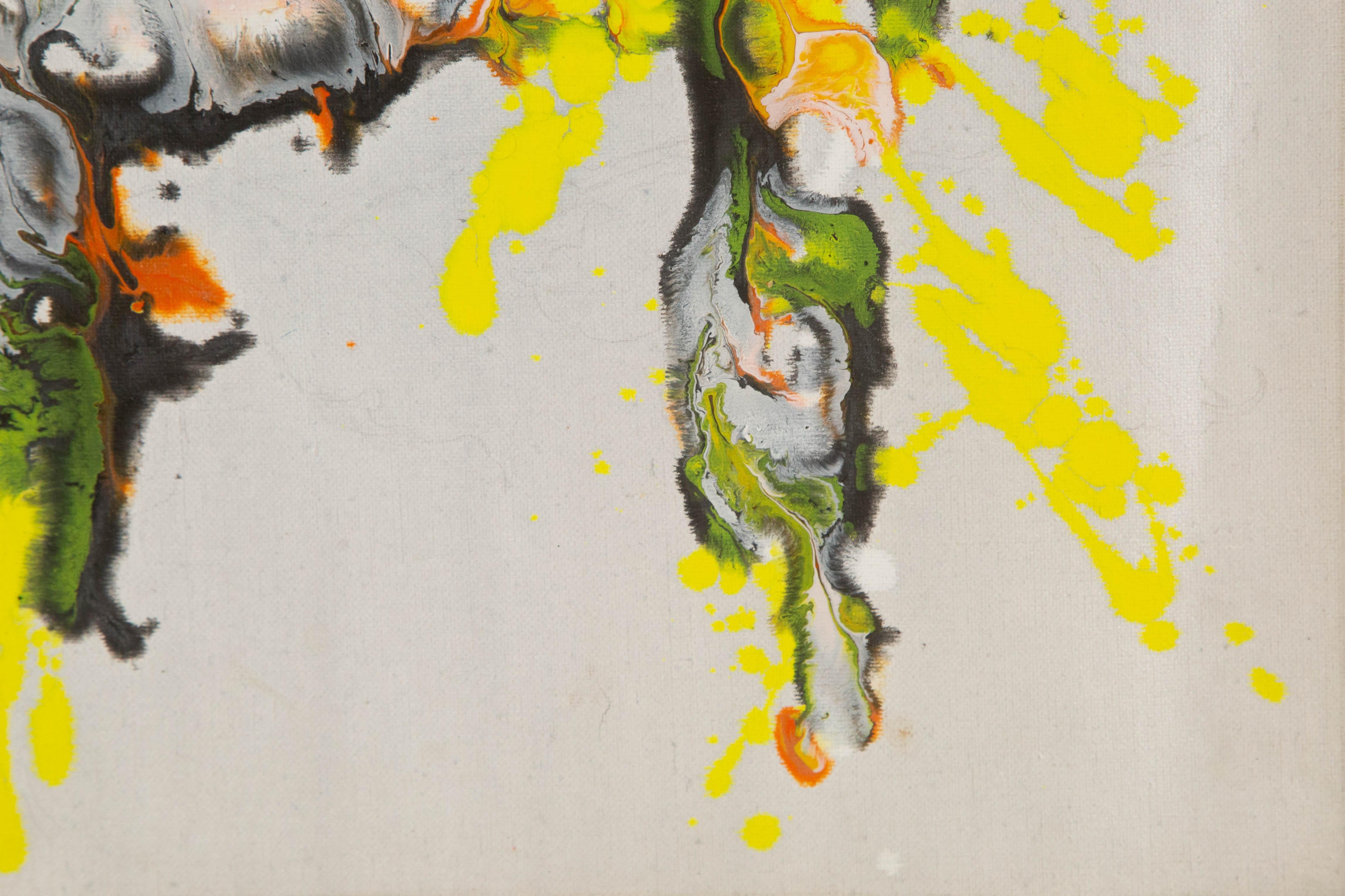 Dong Liu Abstrakte Original-Mischtechnik 