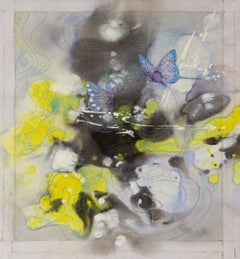 Dong Liu Animal Original Mixed Media "Dancing Butterfly"