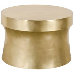 Tavolo Dong Shan, Ottone di Robert Kuo, Repousse a mano, Edizione limitata