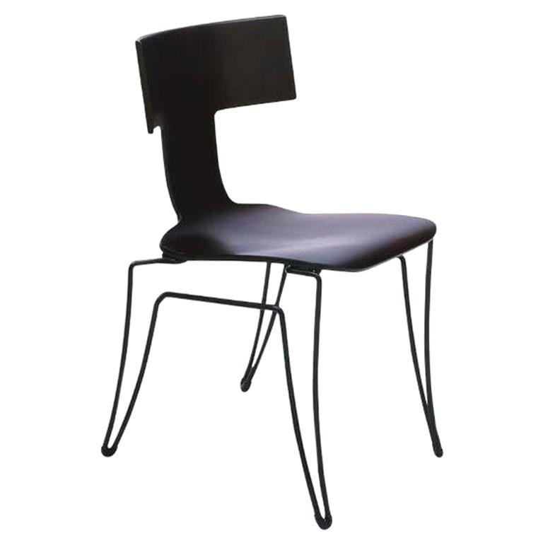 Donghia Anziano Occasional Chair in Ebonized For Sale