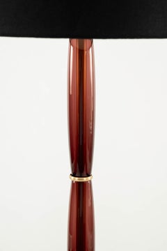 Donghia Aubergine Murano Glass Floor Lamp