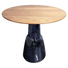 Table d'appoint Donghia en placage de verre en forme de gobelet