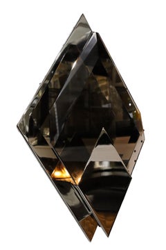 Donghia Bijou Wall Sconces in Nickel and Smoked Murano Glass - 4 Available