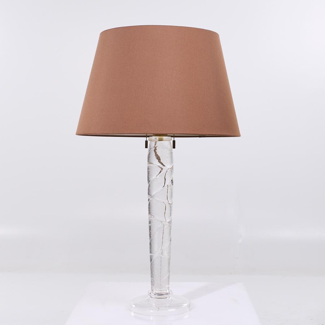 Modern Donghia Blow Glass Table Lamp For Sale