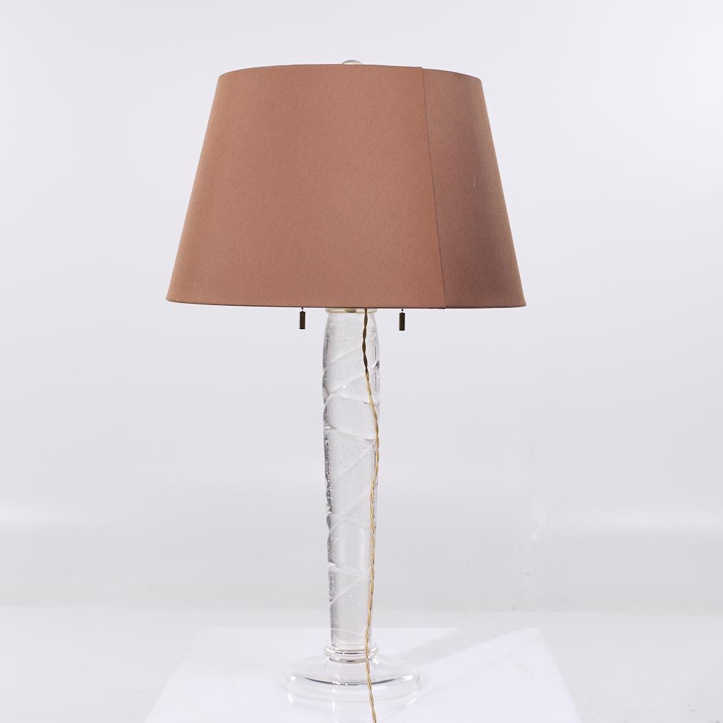 Donghia Blow Glass Table Lamp In Good Condition For Sale In Countryside, IL