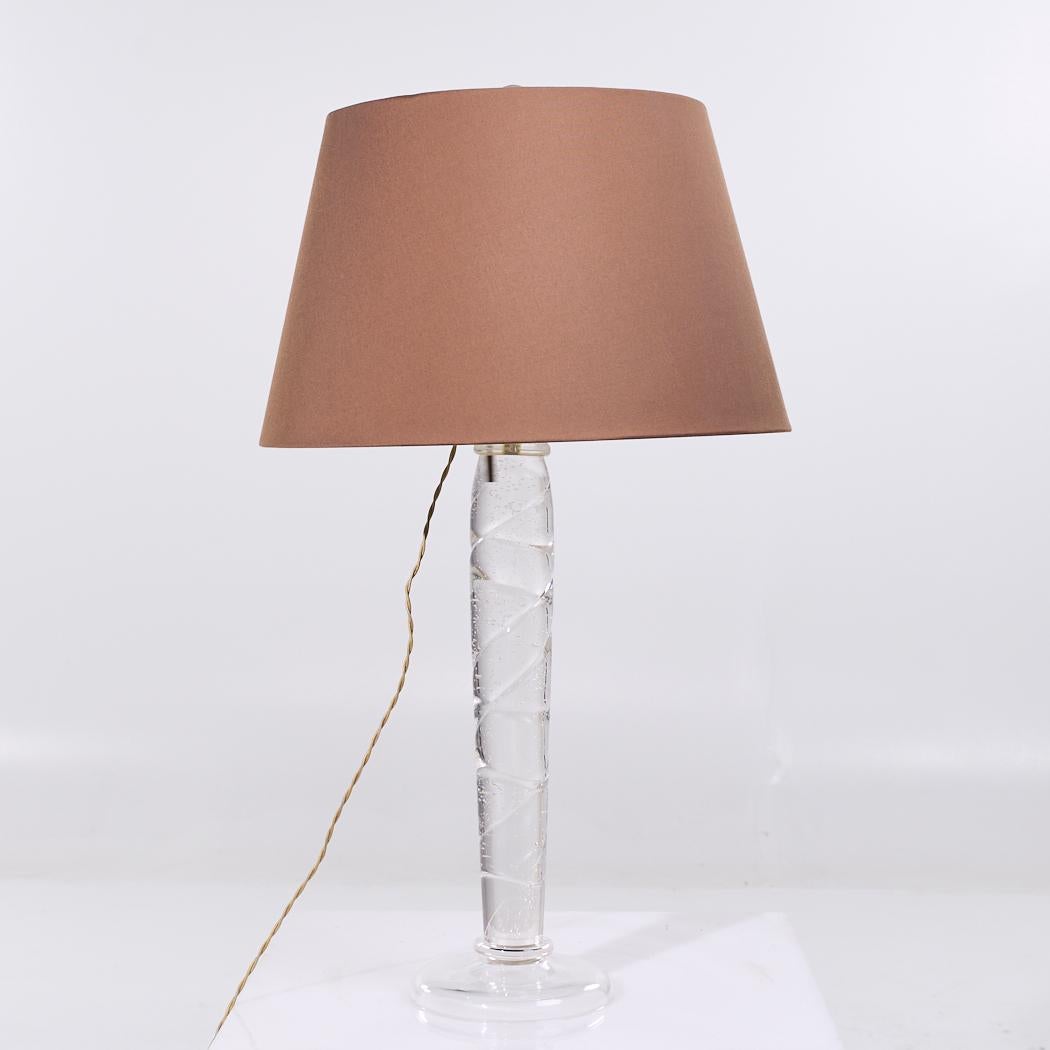 20th Century Donghia Blow Glass Table Lamp For Sale