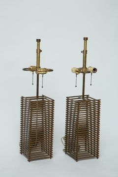 Lámparas de rejilla de latón Donghia