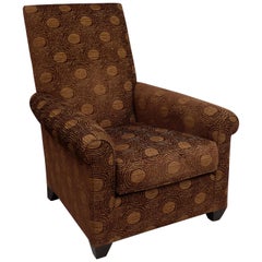 Donghia Club Chair Upholstered in Textured Velvet