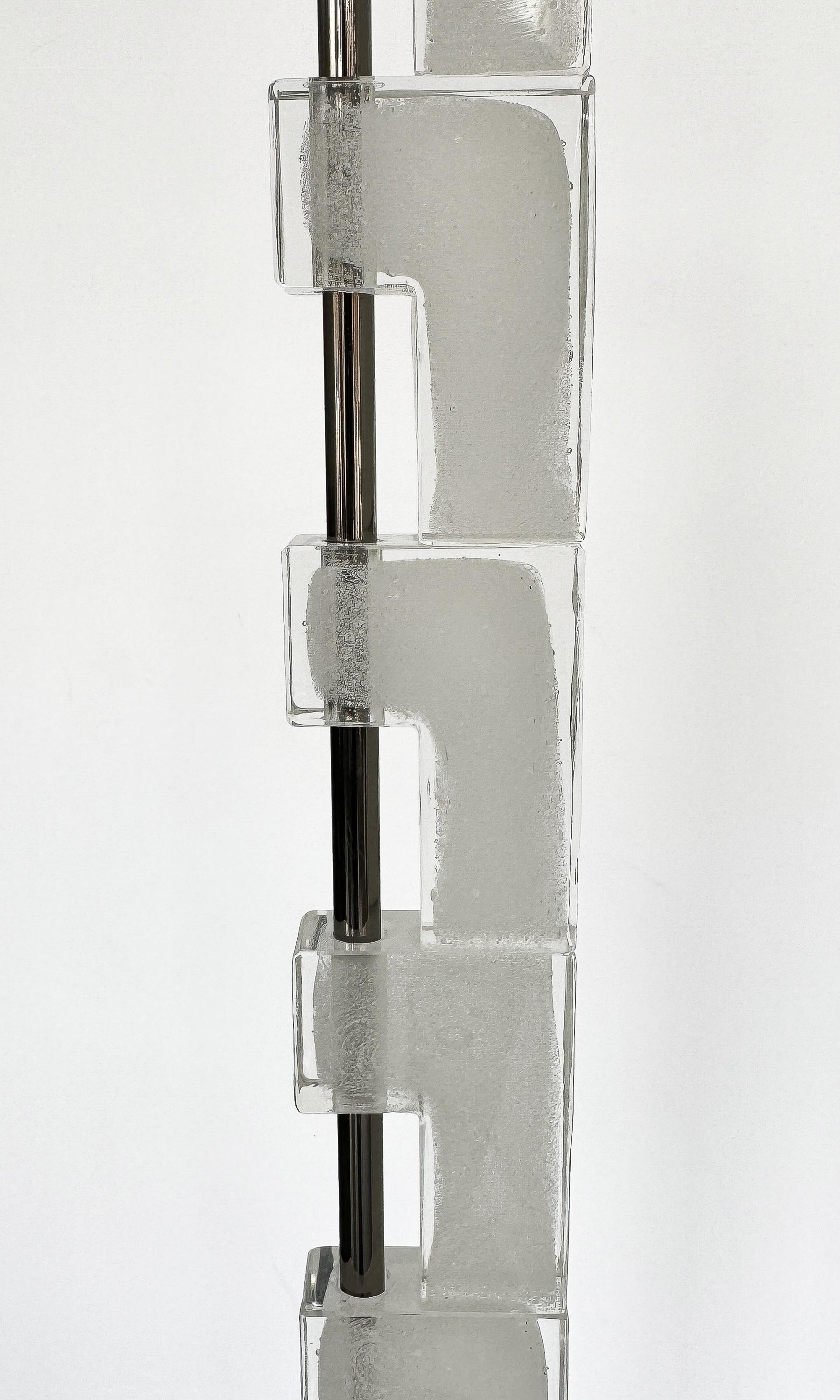 Donghia Esha - Ice Murano Glass Floor Lamp  2