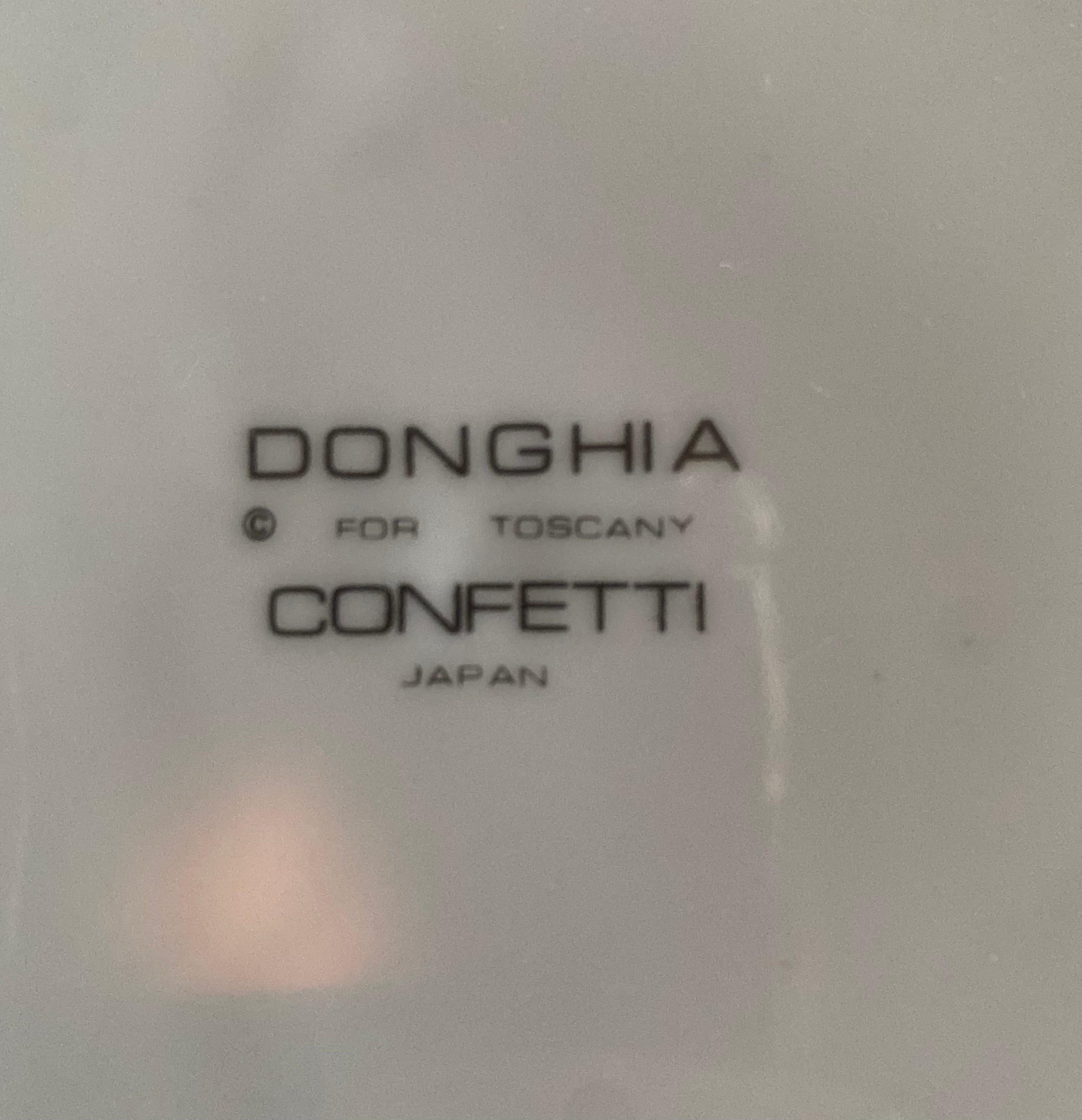 Donghia für die Toskana, Konfetti-Dessertteller (Japanisch) im Angebot