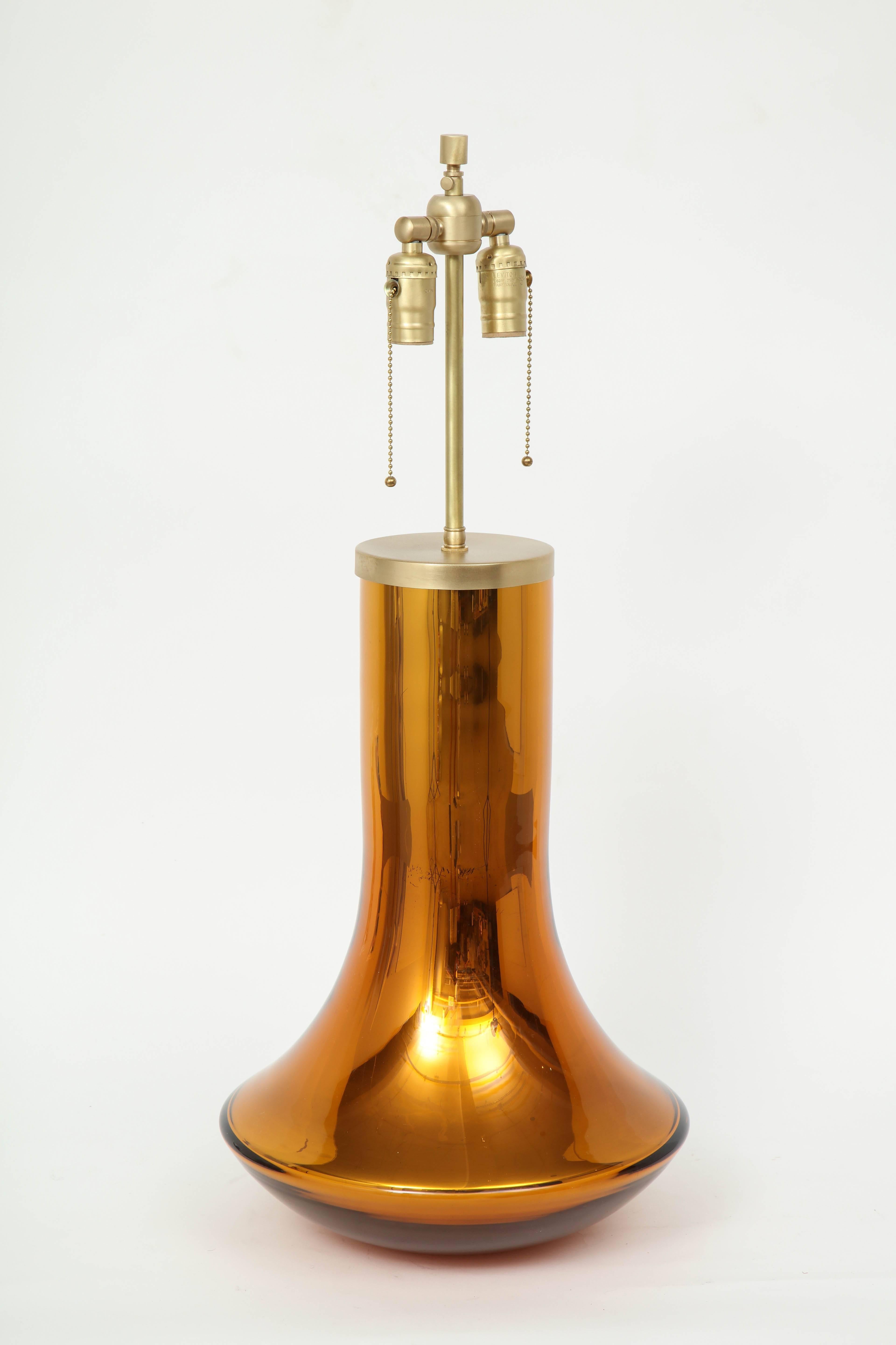 Donghia-Lampen aus Gold und Muranoglas (Moderne) im Angebot