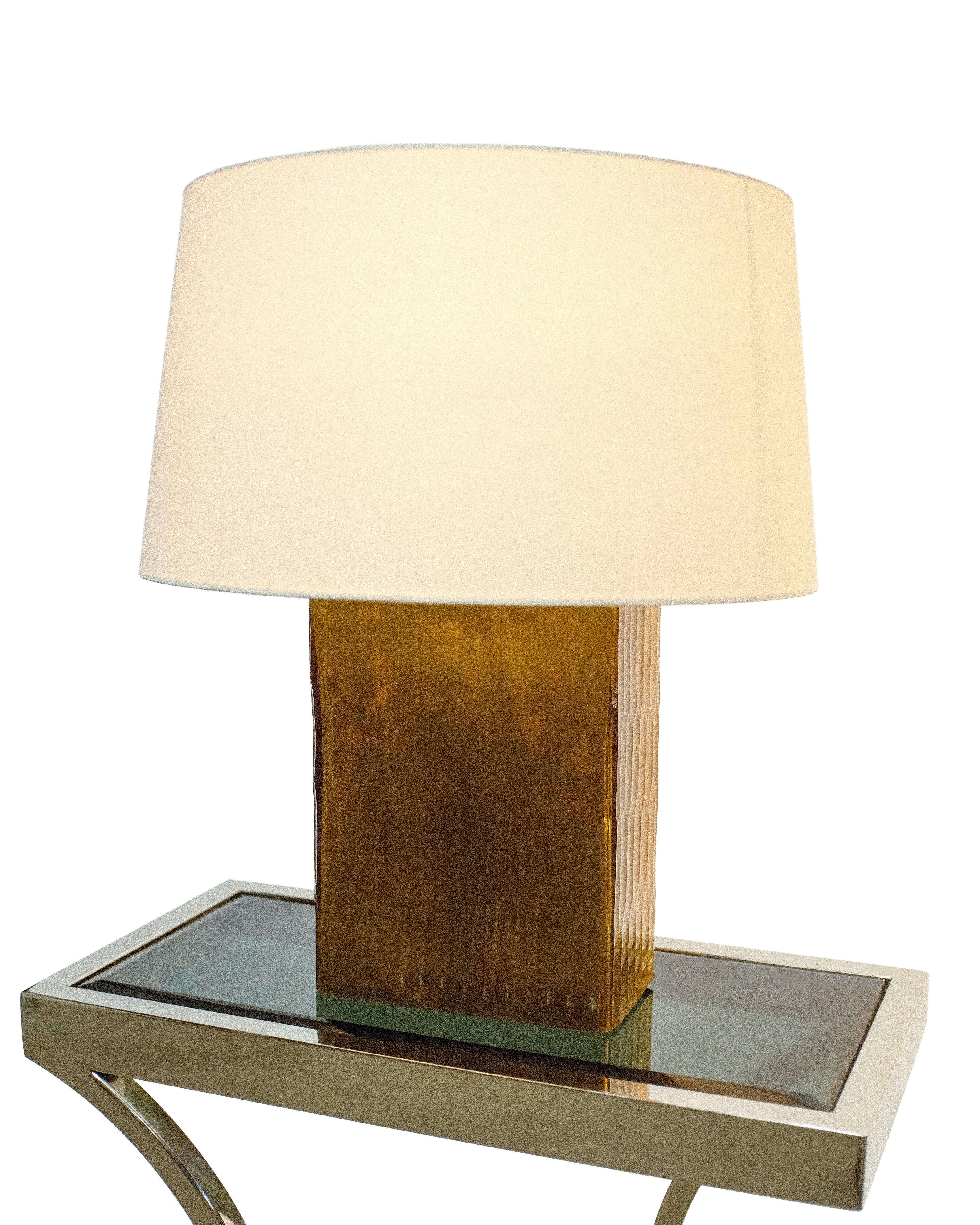 Donghia Increspato Lámparas vintage de cristal de Murano en Excelente estado para la venta en LA, CA