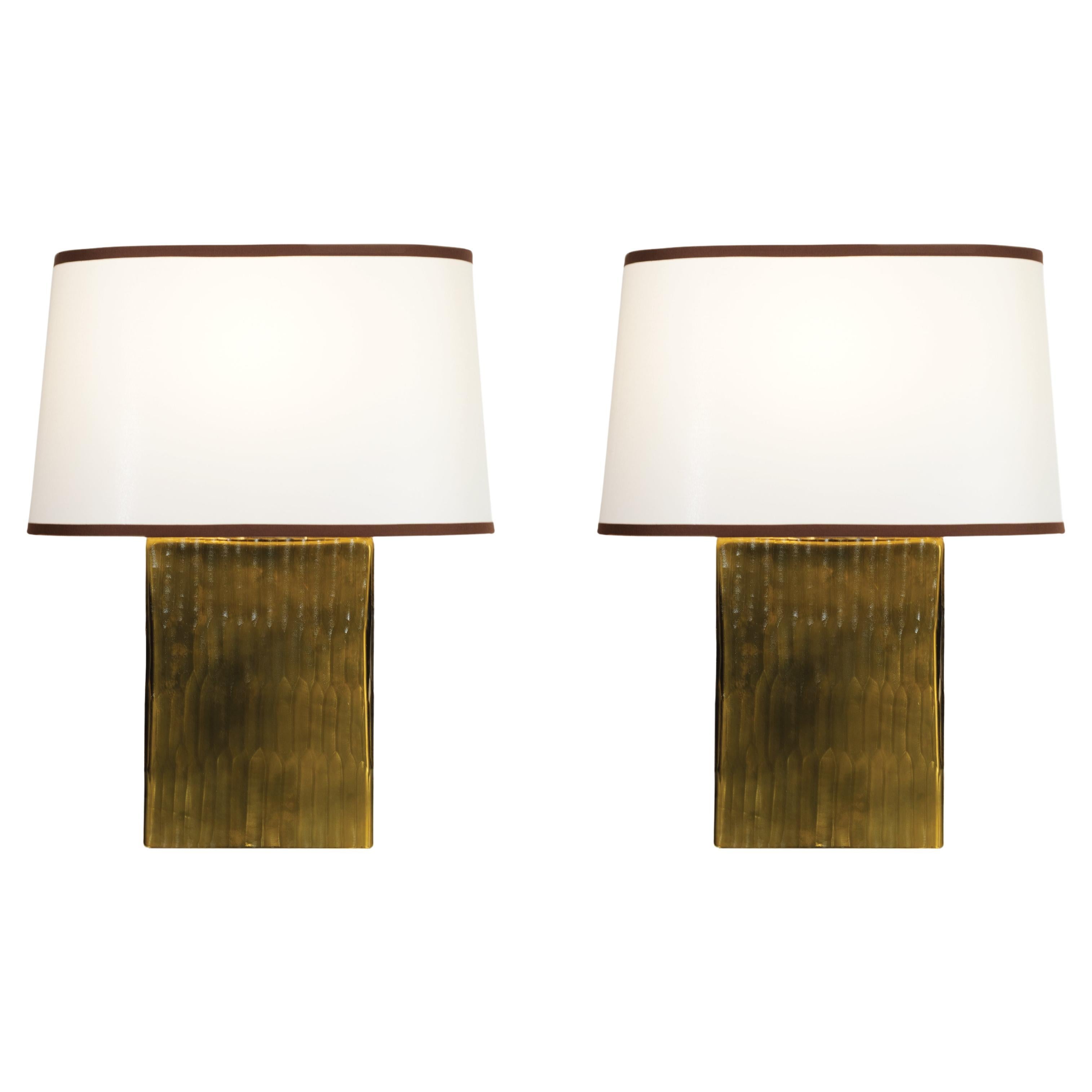 Donghia Increspato Lámparas vintage de cristal de Murano en venta