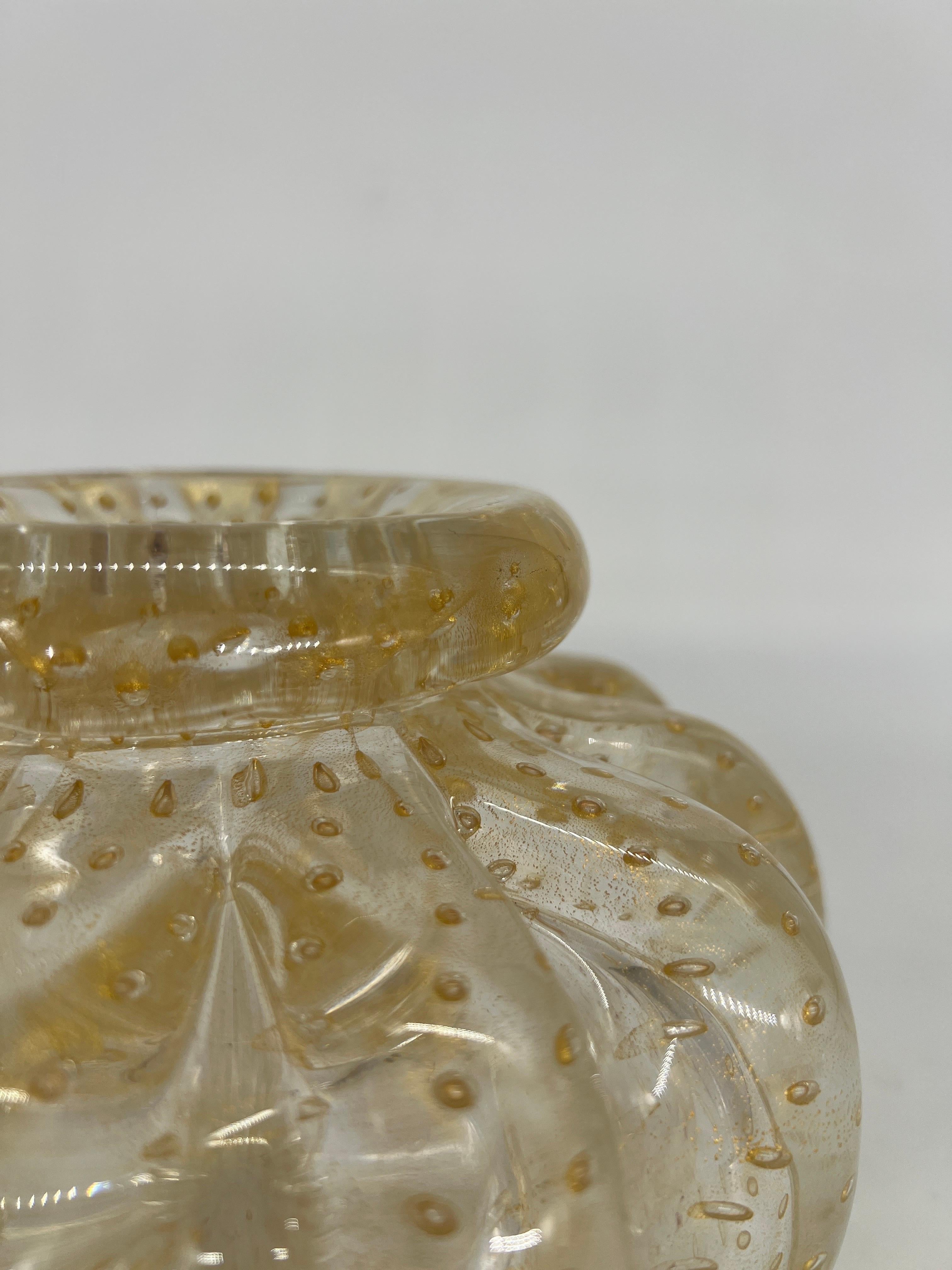 Donghia Italian Murano Glass Vase For Sale 1