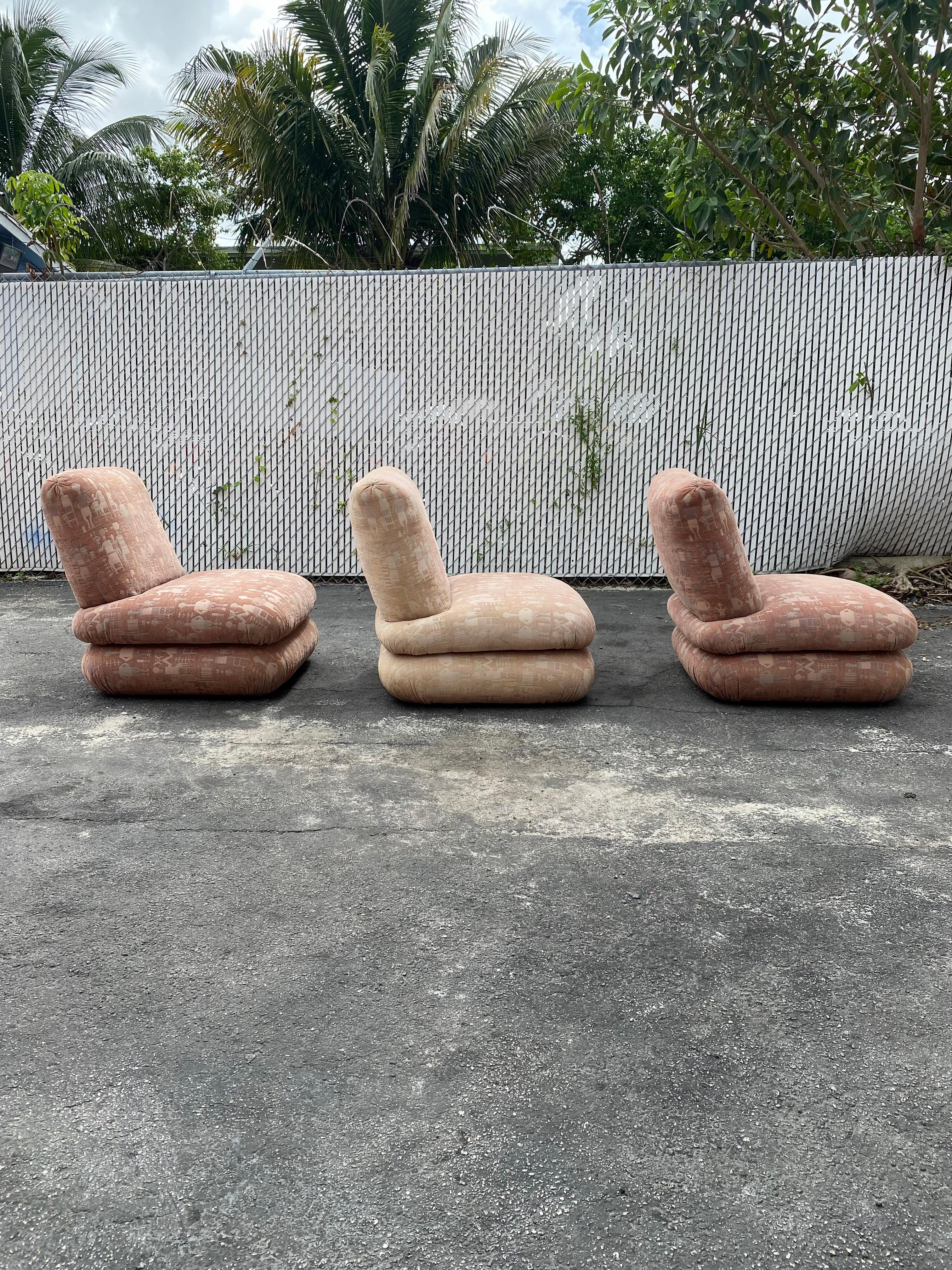 Modularer Sessel ohne Armlehne, Donghia Jack Larsen Textile, selten im Angebot 4