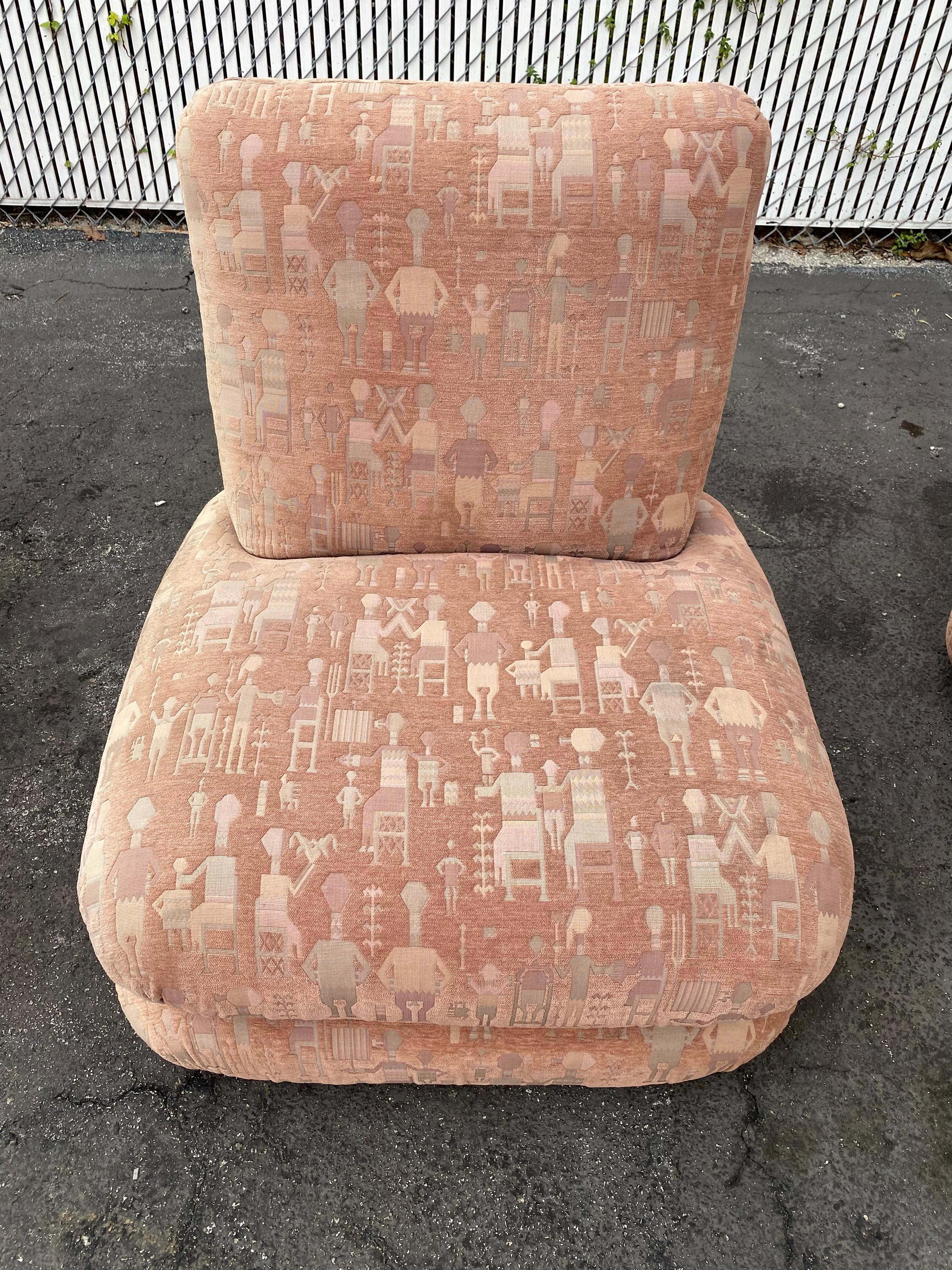 Modularer Sessel ohne Armlehne, Donghia Jack Larsen Textile, selten im Angebot 12