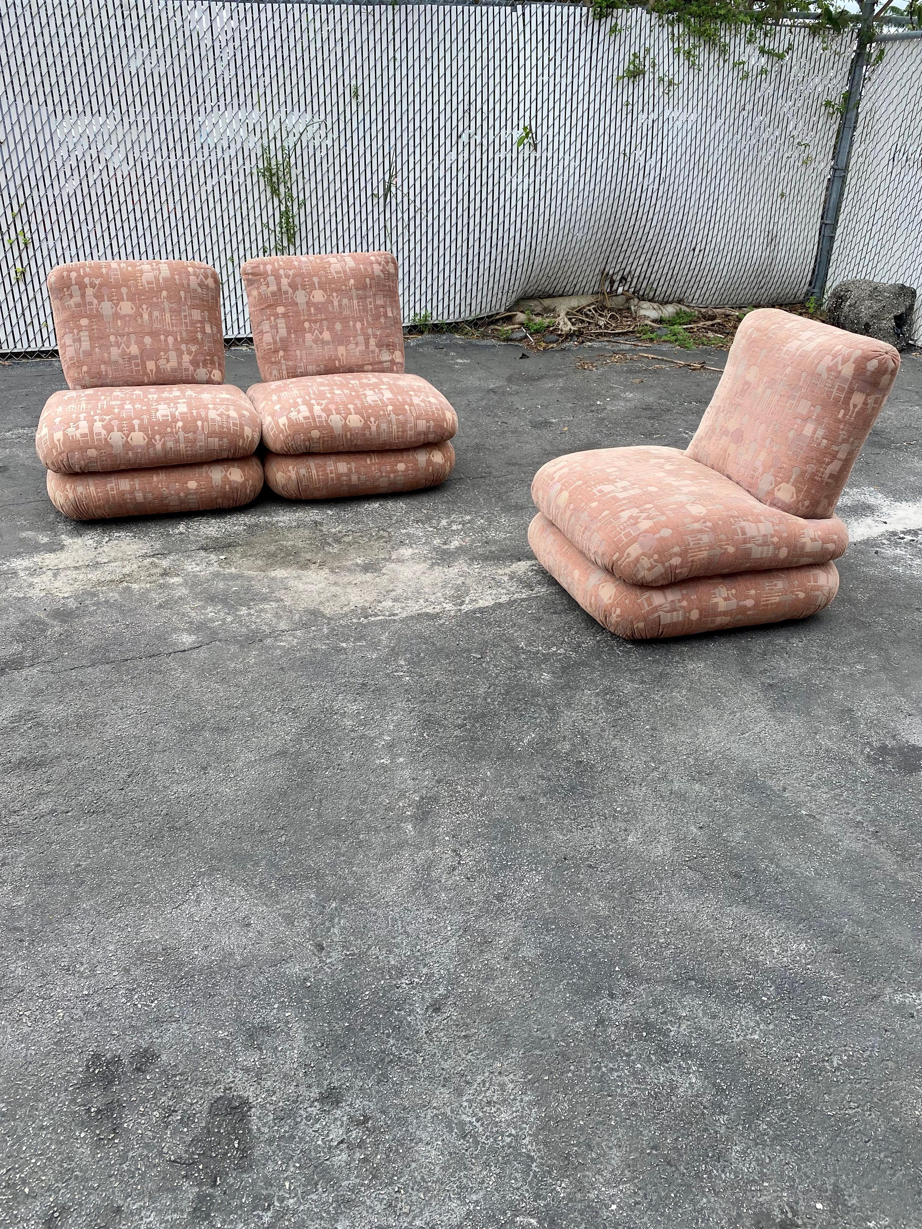 Modularer Sessel ohne Armlehne, Donghia Jack Larsen Textile, selten im Angebot 14