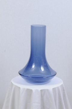 Donghia Large Blue Italian Murano Glass Vase