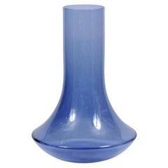 Donghia Large Blue Italian Murano Glass Vase